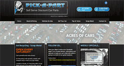 Desktop Screenshot of pick-a-part.com.au